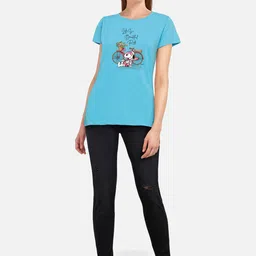 CHOZI Pack Of 2 Typography Printed Cotton T-shirt image 3