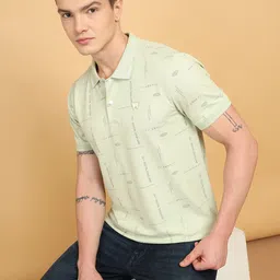 Wrangler Typography Printed Polo Collar Cotton T-shirt-picture-33