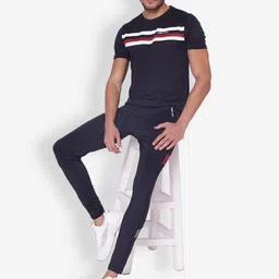JUMP USA Striped Round Neck T-shirt image 4