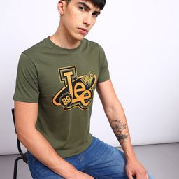 Lee Typography Printed Round Neck Slim Fit T-shirt-picture-24