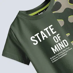 BAESD Boys Pack of 2 Printed Pure Cotton Round Neck T-Shirts image 2