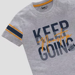 BAESD Boys Pack Of 2 Printed Pure Cotton T-shirts image 2