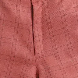 Jeetethnics Boys Peach-Coloured & Navy Blue Shirt & Shorts With Suspenders image 2