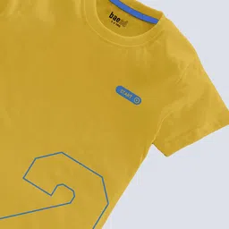 BAESD Boys Pack Of 3 Typography Printed Cotton T-shirt image 4