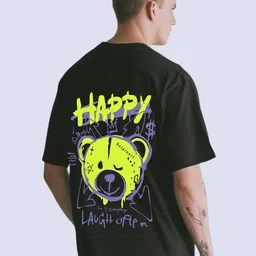 Uniplanet store Men Printed Applique T-shirt image 4