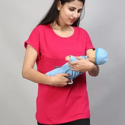 SillyBoom Maternity Feeding Printed Extended Sleeves T-Shirt image 5