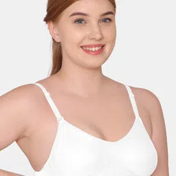 Tweens Pack Of 2 Full Coverage Non Padded Seamless Cotton T-shirt Bra With All Day Comfort image 2