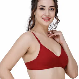 Docare Pack Of 2 Full Coverage Seamless Non Padded T Shirt Bra All Day Comfort image 5