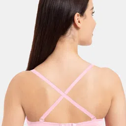 Tweens Pack Of 3 Full Coverage Non Padded Seamless Cotton T-shirt Bra With All Day Comfort image 4