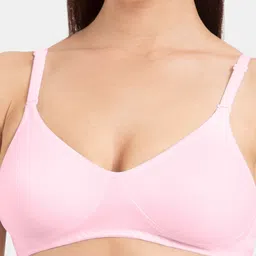 Tweens Pack Of 3 Full Coverage Non Padded Seamless Cotton T-shirt Bra With All Day Comfort image 5