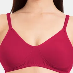 Tweens Pack Of 3 Full Coverage Non Padded Seamless Cotton T-shirt Bra With All Day Comfort image 5