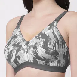 SHYAM SONS FLAIR Printed Full Coverage Non Padded Cotton T-shirt Bra With All Day Comfort image 5