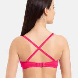 KOMLI Red & Pink T-shirt Bra Pack of 2 image 5