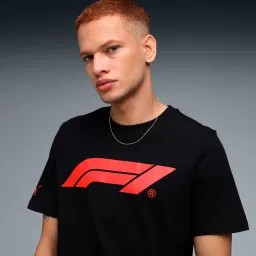 puma F1 Essentials Logo Men Regular Fit T-shirt image 2