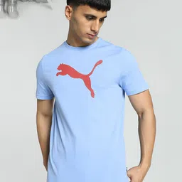Puma Graphic Brand Logo Printed Cotton Slim-Fit T-Shirt-image-50