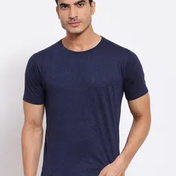 FERANOID Men Navy Blue Pockets T-shirt image 1