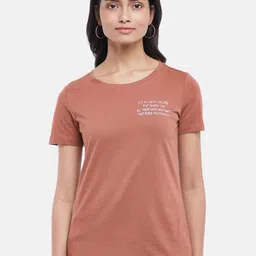 Honey by Pantaloons Women Rose Typography Printed T-shirt-picture-13