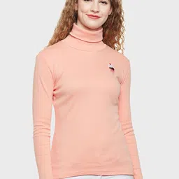 Hypernation Floral Embroidered High Neck CottonTop-picture-18