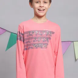 Monte Carlo Boys Typography Printed Pure Cotton T-shirt-picture-54