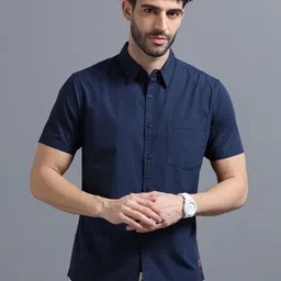 The Roadster Lifestyle Co Pure Cotton Half Sleeve Shirts-image-2