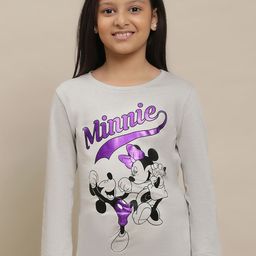 Kids Ville Girls Mickey & Friends Printed Tshirts-picture-18