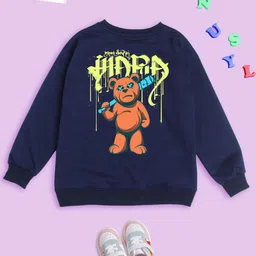 NUSYL Kids Graphic Printed Oversized Sweatshirt-picture-27