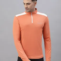 JUMP USA Men Orange High Neck T-shirt-picture-56