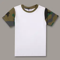 Jumping Joey Boys White Pure Cotton T-shirt image 2