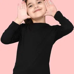 NUSYL Girls Pack of 2 Cotton T-shirts image 5