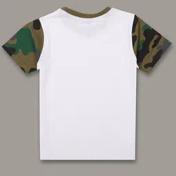 Jumping Joey Boys White Pure Cotton T-shirt image 4