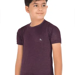 Masculino Latino Boys Purple Pockets T-shirt image 5