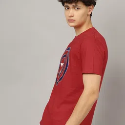 Free Authority Round Neck Captain America Printed Tshirts image 4