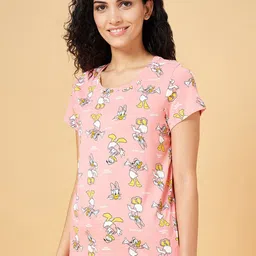 Dreamz by Pantaloons Printed Cotton Lounge T-Shirts image 3