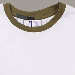 Jumping Joey Boys White Pure Cotton T-shirt image 3