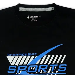 CoolTees4U Boys Typography Printed Pure Cotton  T-shirt image 3