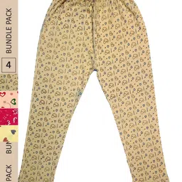 IndiWeaves Girls Pack Of 5 Printed Pure Cotton Capris-picture-12