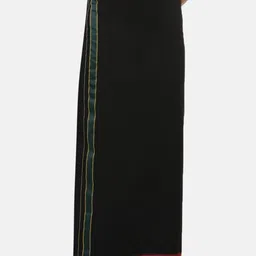 Ramraj Pure Cotton Dhoti With Zari Border-picture-17