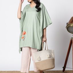 LetsDressUp Floral Printed Kaftan Kurti-picture-48