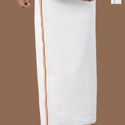 WHITE HEART Pack of 2 Men Cotton Dhotis-picture-12