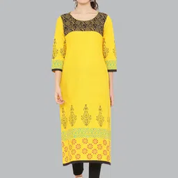 EZIS FASHION Women Ethnic Motifs Printed Kurta-picture-45