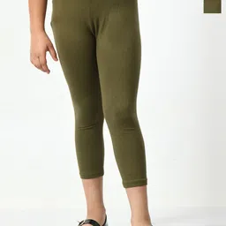 BAESD Girls Pack Of 2 High-Rise Slim Fit Capris-image-16