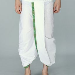 Exotic India Pure Cotton Ready To Wear Dhoti-picture-11