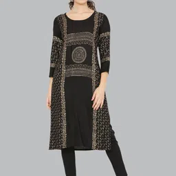 EZIS FASHION Women Ethnic Motifs Printed Kurta-picture-44