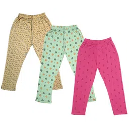 IndiWeaves Girls Pack Of 3 Conversational Printed Pure Cotton Capris-picture-14