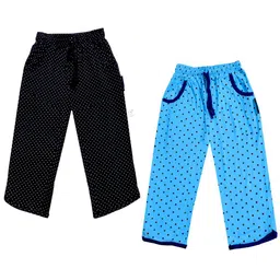 IndiWeaves Girls Pack of 2 Mid-Rise Cotton Printed Capris-picture-11