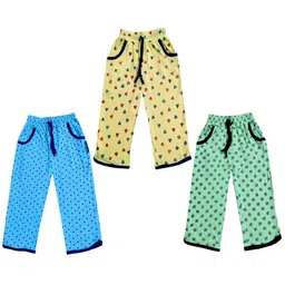 IndiWeaves Girls Pack of 3 Mid-Rise Cotton Printed Capris-picture-25
