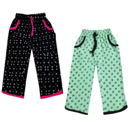 IndiWeaves Girls Pack of 2 Mid-Rise Cotton Printed Capris-picture-41
