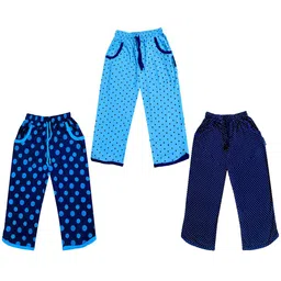 IndiWeaves Girls Pack of 3 Mid-Rise Cotton Printed Capris-picture-34