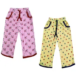 IndiWeaves Girls Pack of 2 Printed Mid-Rise Cotton Capris-picture-30