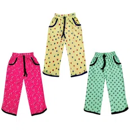 IndiWeaves Girls Pack of 3 Mid-Rise Cotton Printed Capris-picture-41
